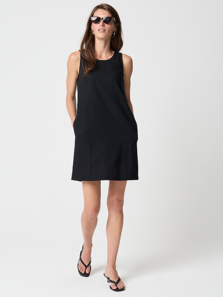 Nwt J.Crew Factory Linen-Blend Sleeveless Mini Dress